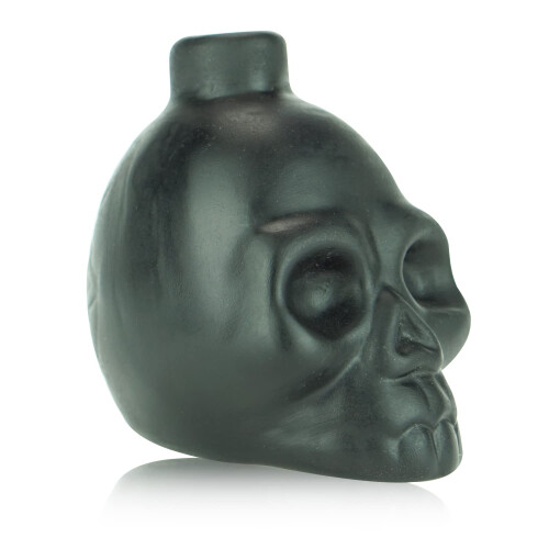 “OW” Screaming Black Skull Whistle, Aztec Death Whistle