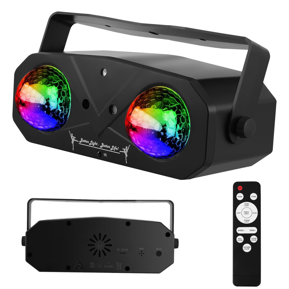 Makdly Disco Lights Party Lights, Sound Activated Dj Disco Strobe Ball Lights