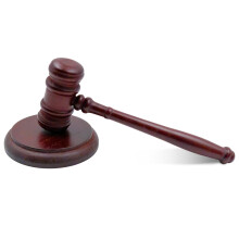 Wood Gavel and Sound Block Set,Classic Judge's Hammer for Courtroom,Ga