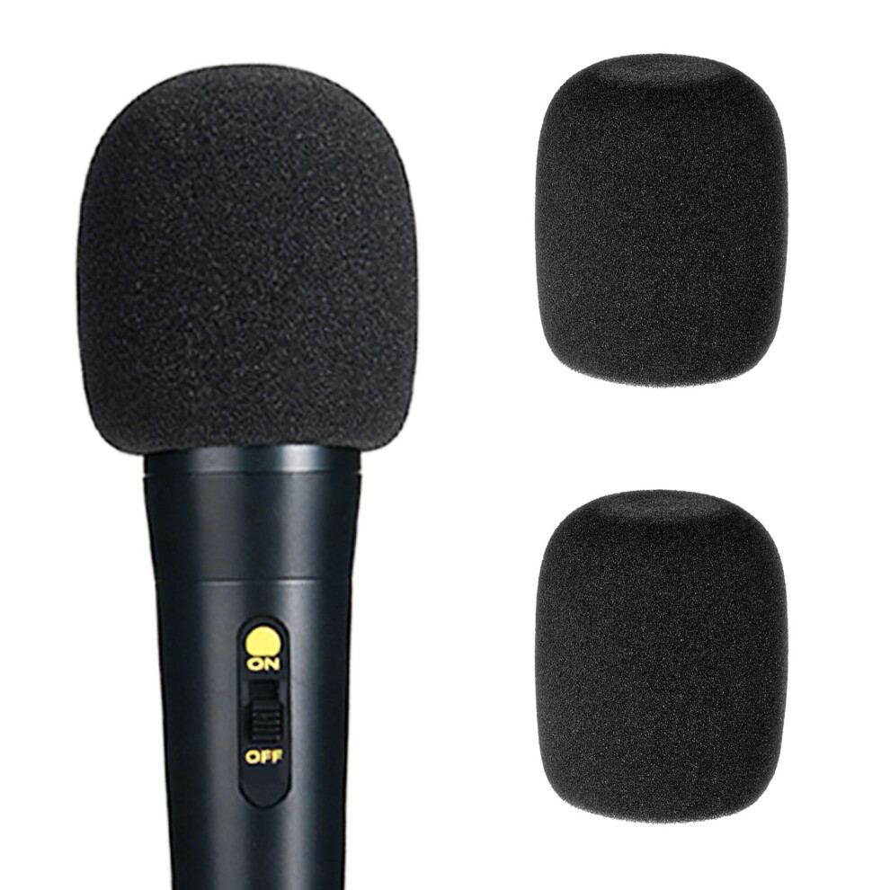 2 Pcs Reusable Foam Mic Cover Microphone Cover Microphone Covers Washa