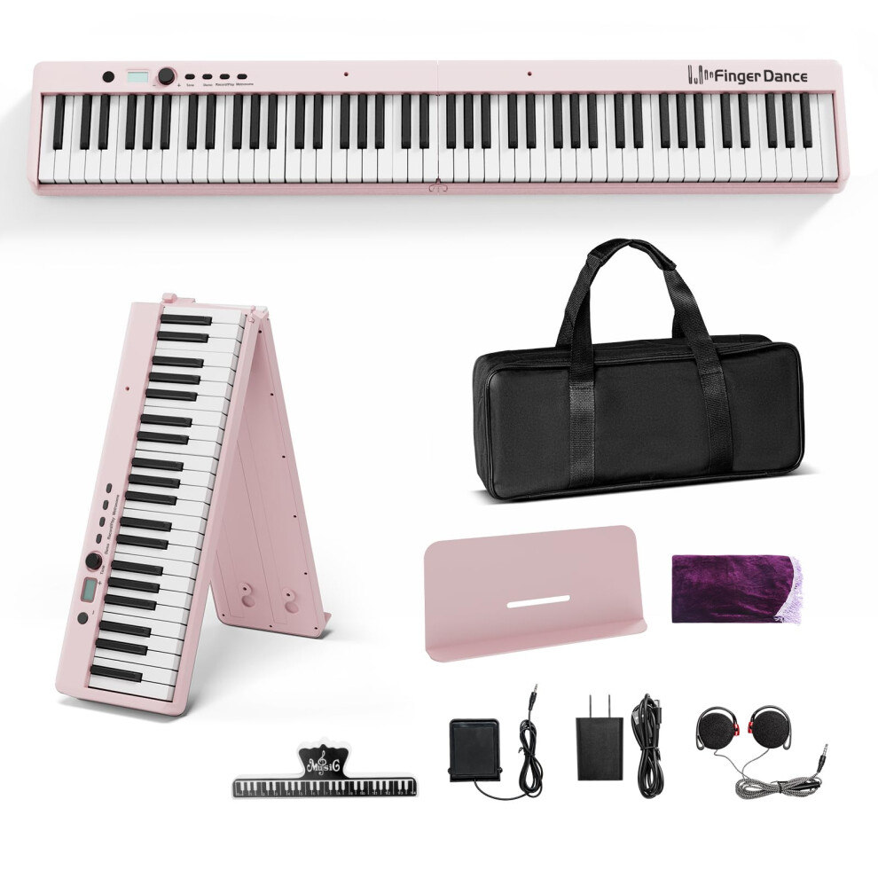 Photos - Piano / Grand Piano Finger Dance Folding Piano Keyboard 88 Keys, Portable Electric Keyboar