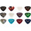 Fender Fender 351 Celluloid Guitar Picks, Extra Heavy, 12 Pack, Assorted Colours, Class 1