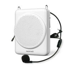 Norwii S368 Portable Voice Amplifier Mini Rechargeable with Wired Microphone Headset and Waistband, Power Amplifiers for Indoor Teaching, Training, T