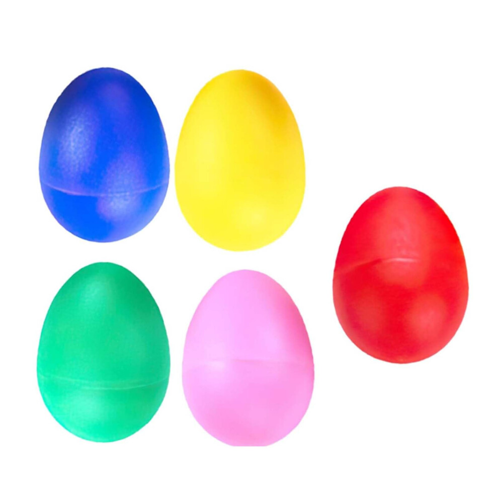 Lrgnixs 5 Pcs Egg Shakers,Percussion Musical Egg Maracas Eggs Shakers Easter F