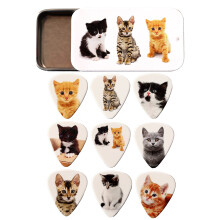 Harmony Picks Kitten Guitar Plectrums, Tin of 9