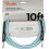 Fender Fender Professional Series Tweed Instrument Cable, 10', Daphne Blue 1
