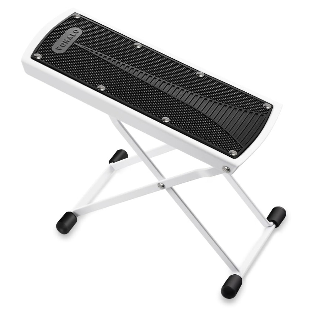Vohalo Guitar Rest Footstool 6-Position Height Adjustable With Anti-Sl