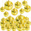 Kepfire 17 Pcs Gold Mirror Disco Ball Decorations for Disco Party 1