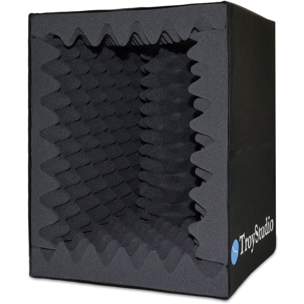 Bxi Portable Vocal Booth, Large Foldable Microphone Isolation Shield,