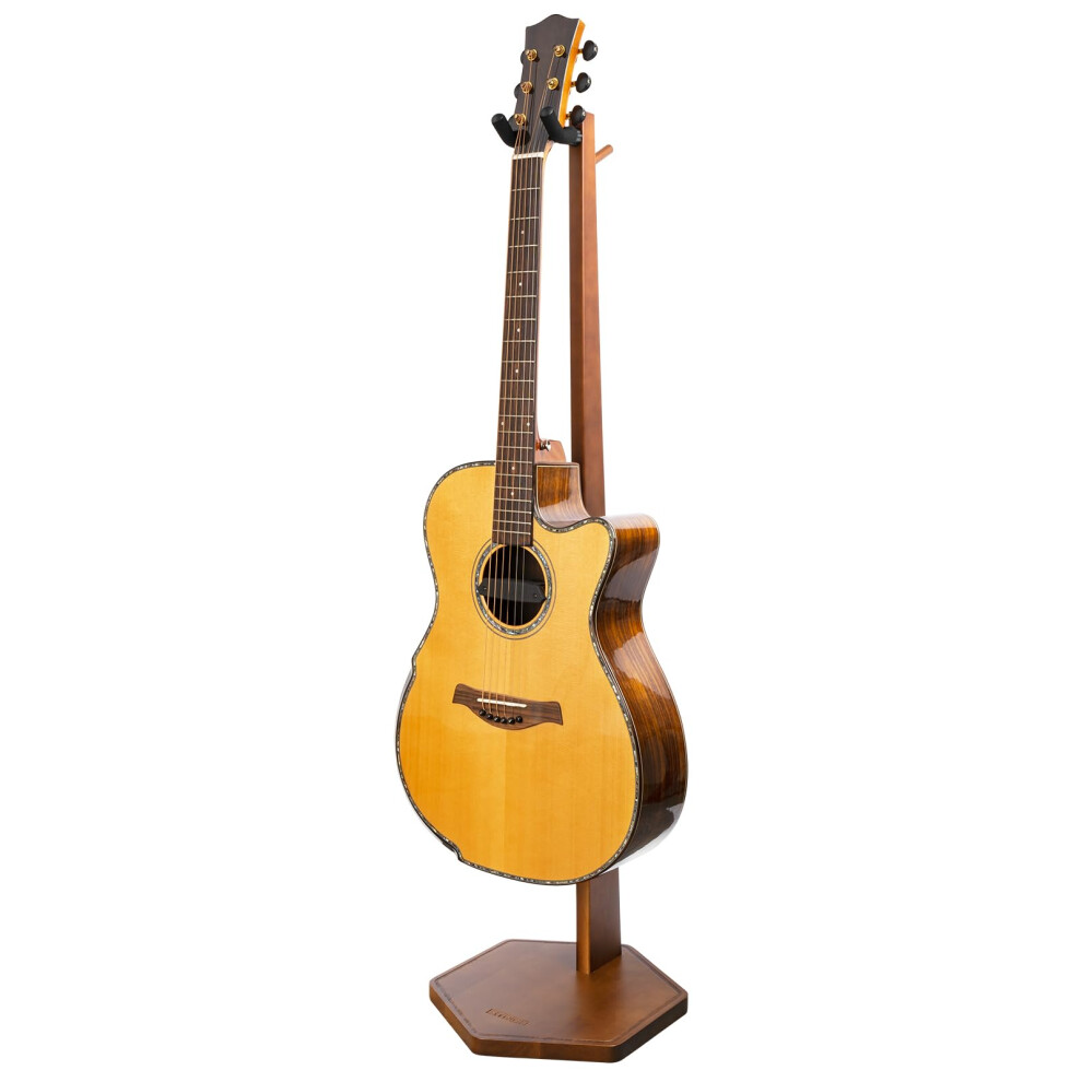 Strich Acoustic Guitar Stand, Hardwood 35.4" Height Floor Guitar Dispa