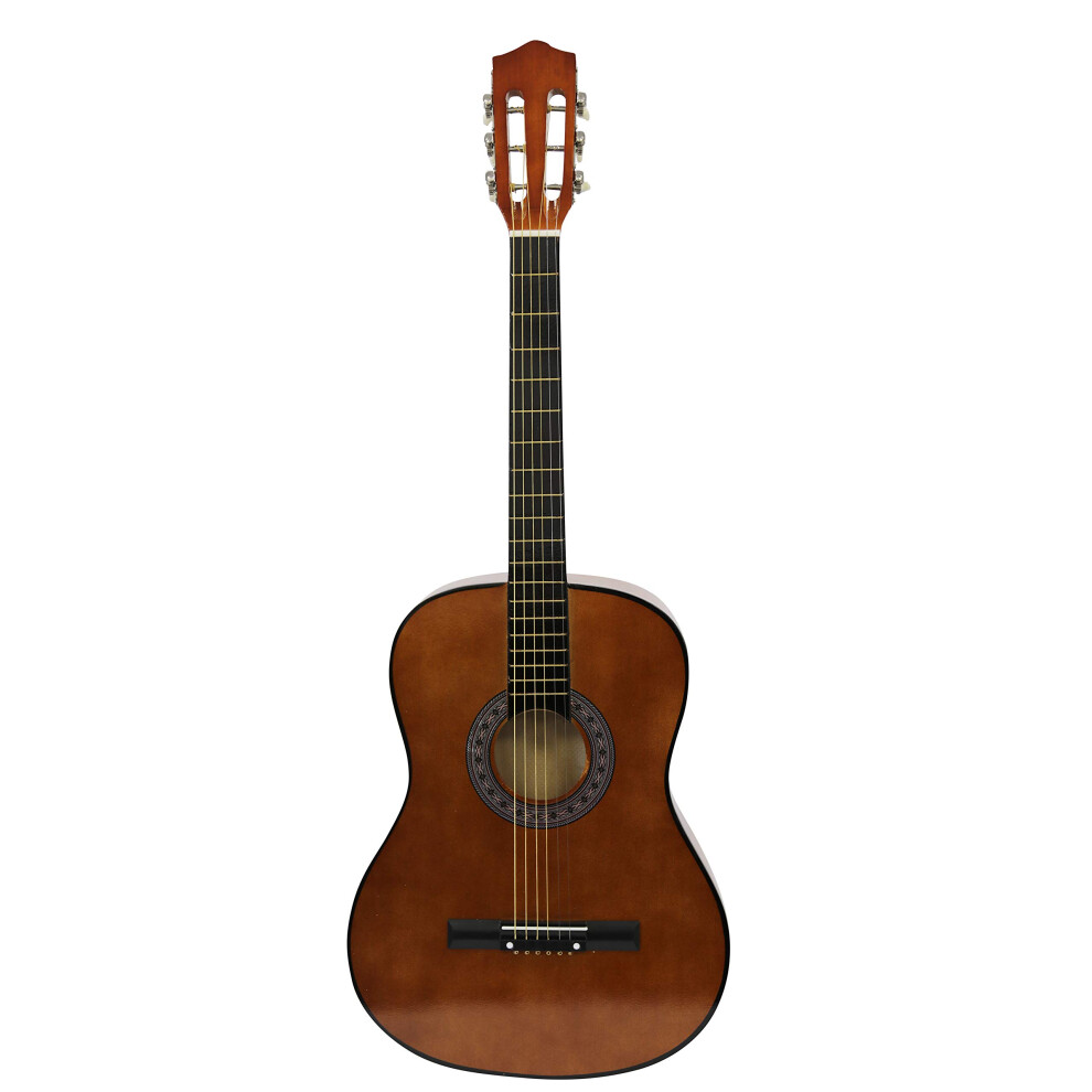 Diva Group 38 Inch Full Size Acoustic Guitar Cutaway Design Hardwood Finish & Ste