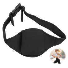 Mic Belt for Fitness Instructor,Adjustable Microphone Waist Pouch,Neoprene Microphone Holder Bag Waist Band,Wireless Mic Pack Belt with Quick Release