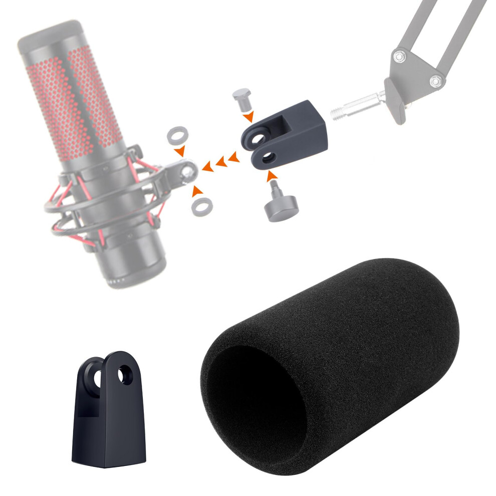 Sunmon Mic Boom Arm Adapter Compatible With Hyperx Quadcast & Quadcast
