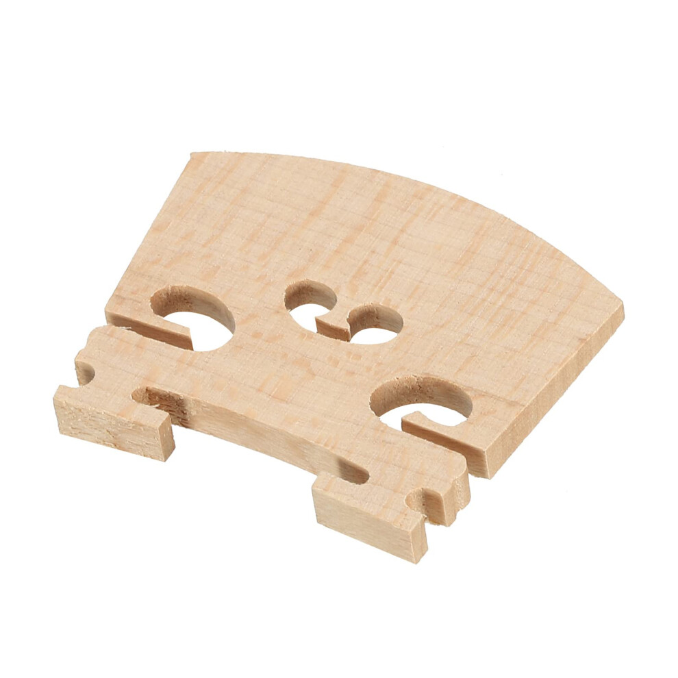 Sourcing Map 1/4 Violin Bridge Maple Wood Violin Parts For 1/4 Violin