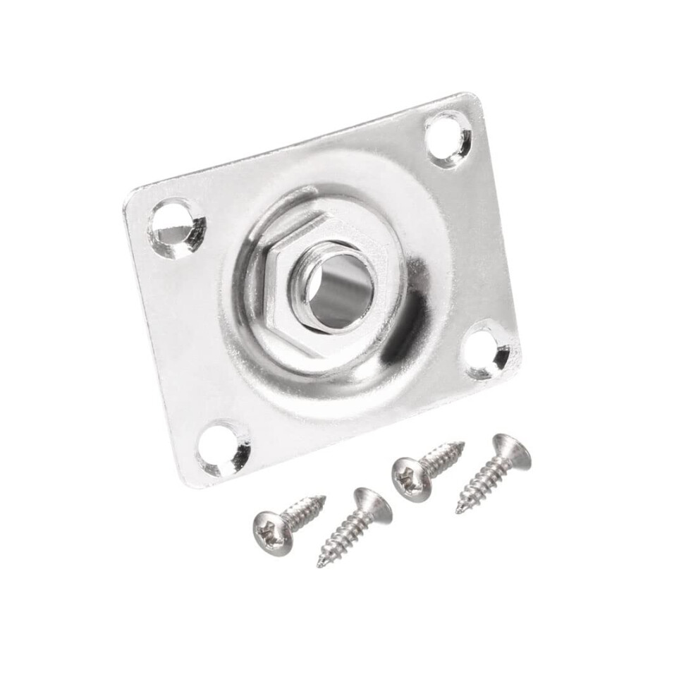 Sourcing Map 1/4 Inch 6.35Mm Guitar Output Jack Plate Input Socket For