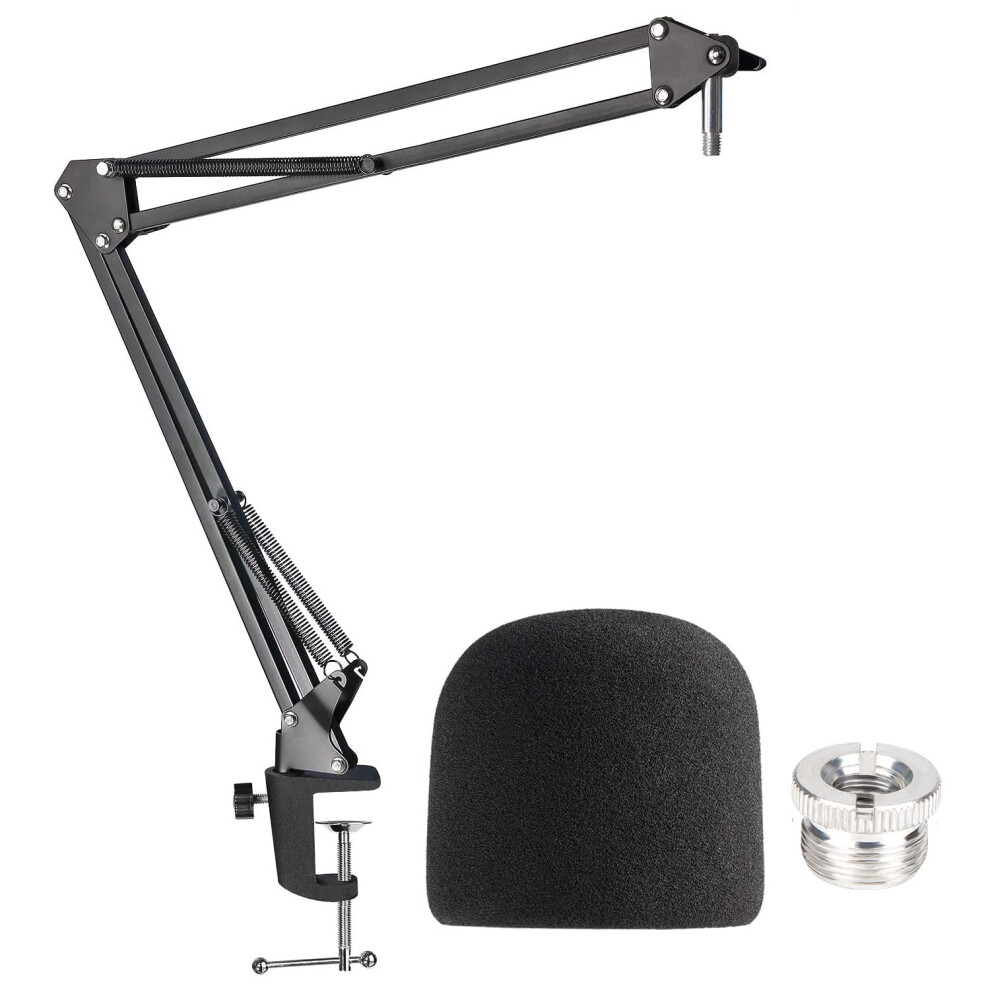 Sunmon Microphone Boom Arm,Mic Boom Arm For Blue Yeti With Foam Windscreen, S