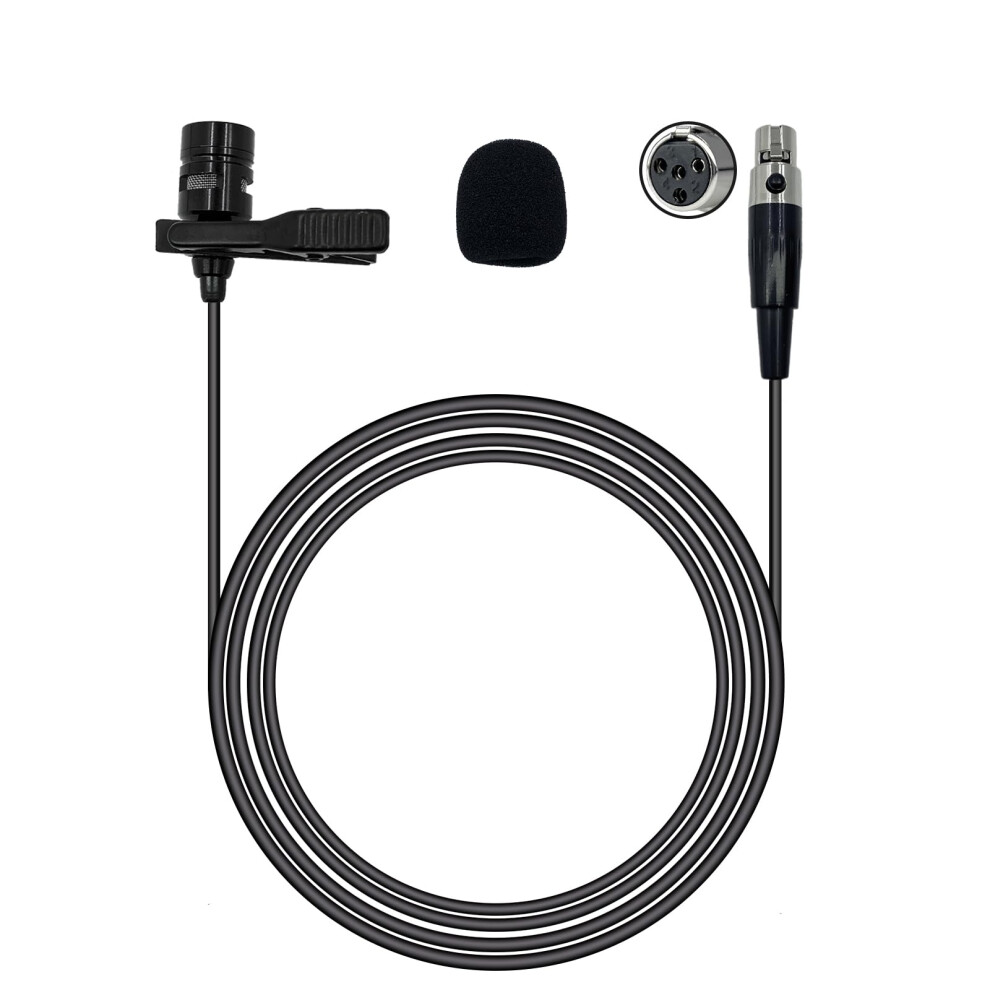 Newth Lavalier Lapel Microphone Unidirectional Condenser Mic Compatibl