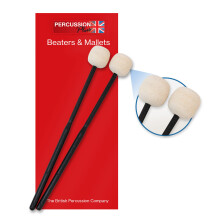 Percussion Plus PP070 Felt Beaters - Hard,white