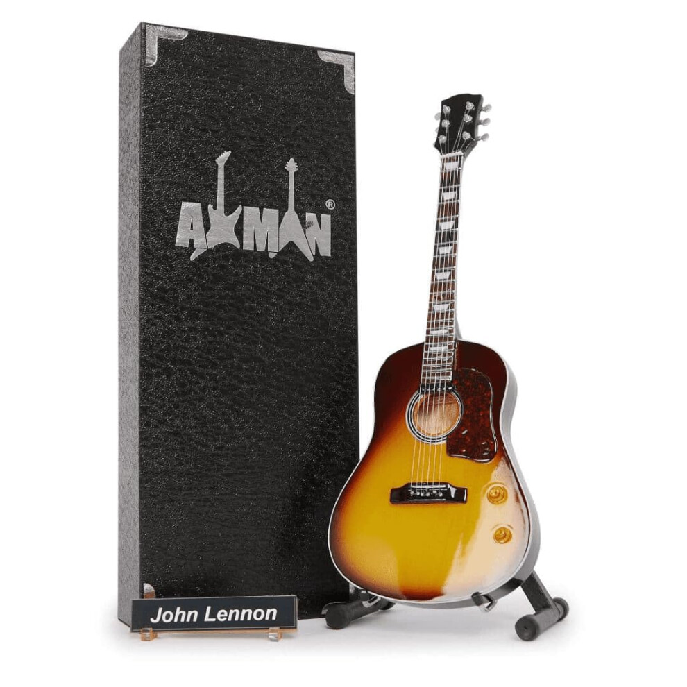 Axman , John L - Miniature Guitar Replica - Music Gifts - Handmade Orna