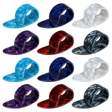 JJUNW 12Pcs Thumb Picks Medium Finger Picks, Thumbpicks Guitar Thumb-Picks