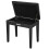 Donner Piano Bench Keyboard Stool, Solid Hard Wooden Digital Piano Stool with Large Storage, Black 1
