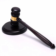 Eulihent Wooden Judge Gavel and Block Set Handcrafted Auction Hammer a