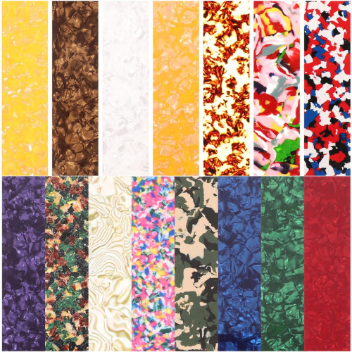 ULTNICE Diy Guitar Pick Punch Sheets Celluloid Guitar Pick