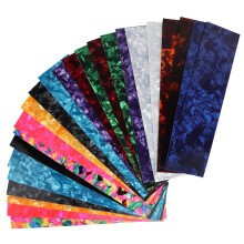 CENPEK DIY Guitar Picks Punch Sheets Musicians Celluloid Guitar Pick Strips 3 Thickness. (Random Color)