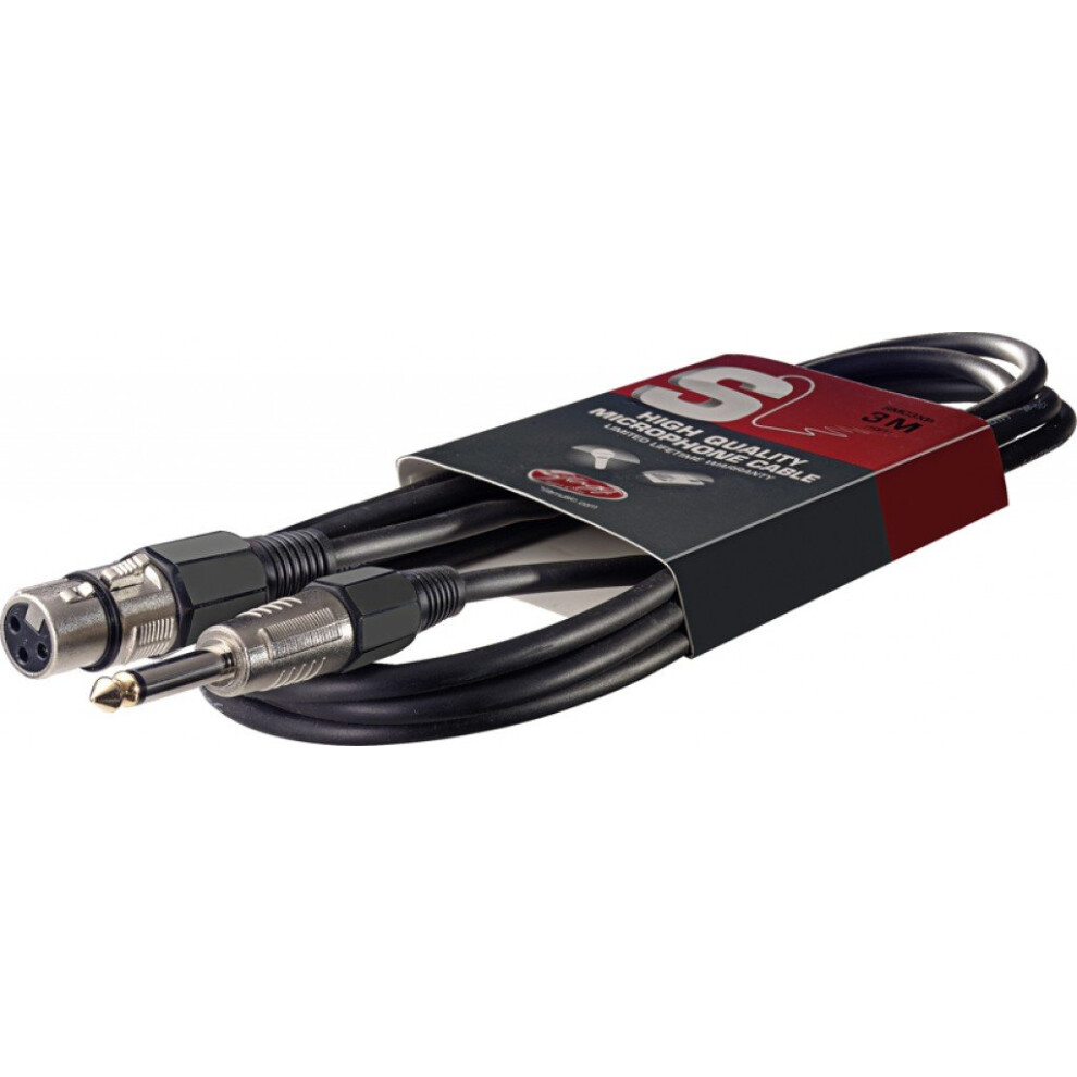 Stagg 10Ft. Standard Mic Cable - Xlr / Phone Plug