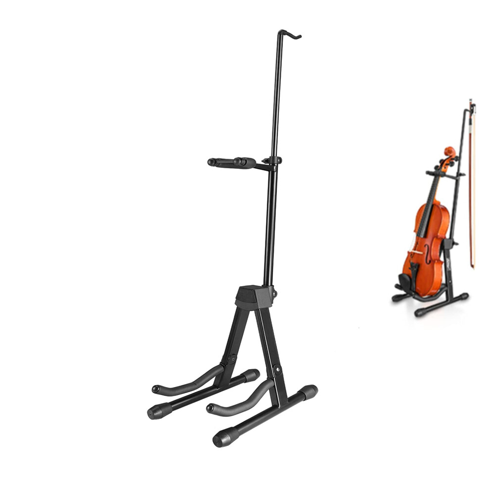 Eastar Violin Stand With Bows, Stand For Acoustic Guitar Bass, Mandoli