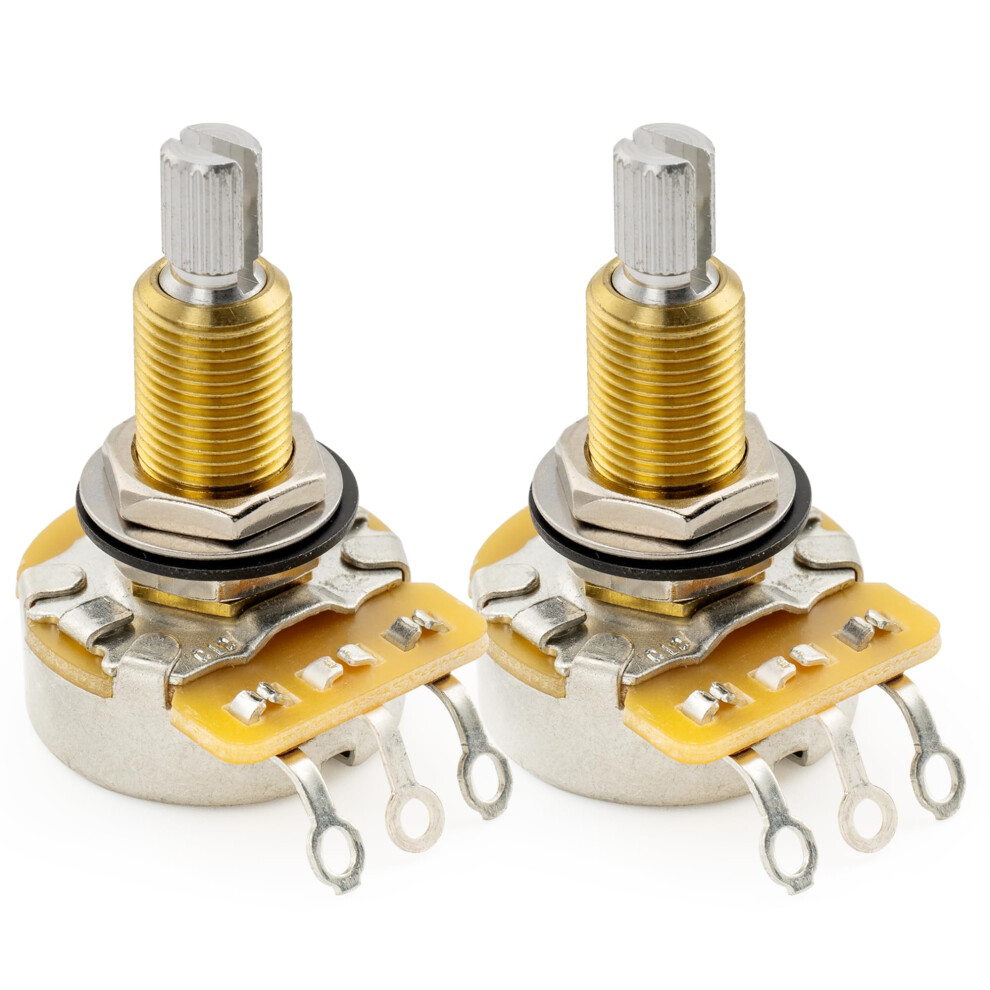 Musiclily Cts 450 A500k Pots Long Split Shaft 3/4 Inch 10% Audio Taper Potentiom