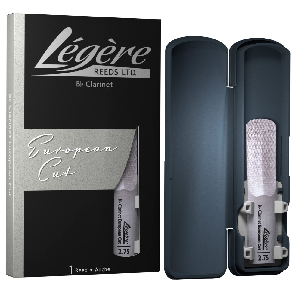 Legere Légère Reeds - Bb Clarinet Reed, European Cut, Strength 2.75 (Bbes2.75