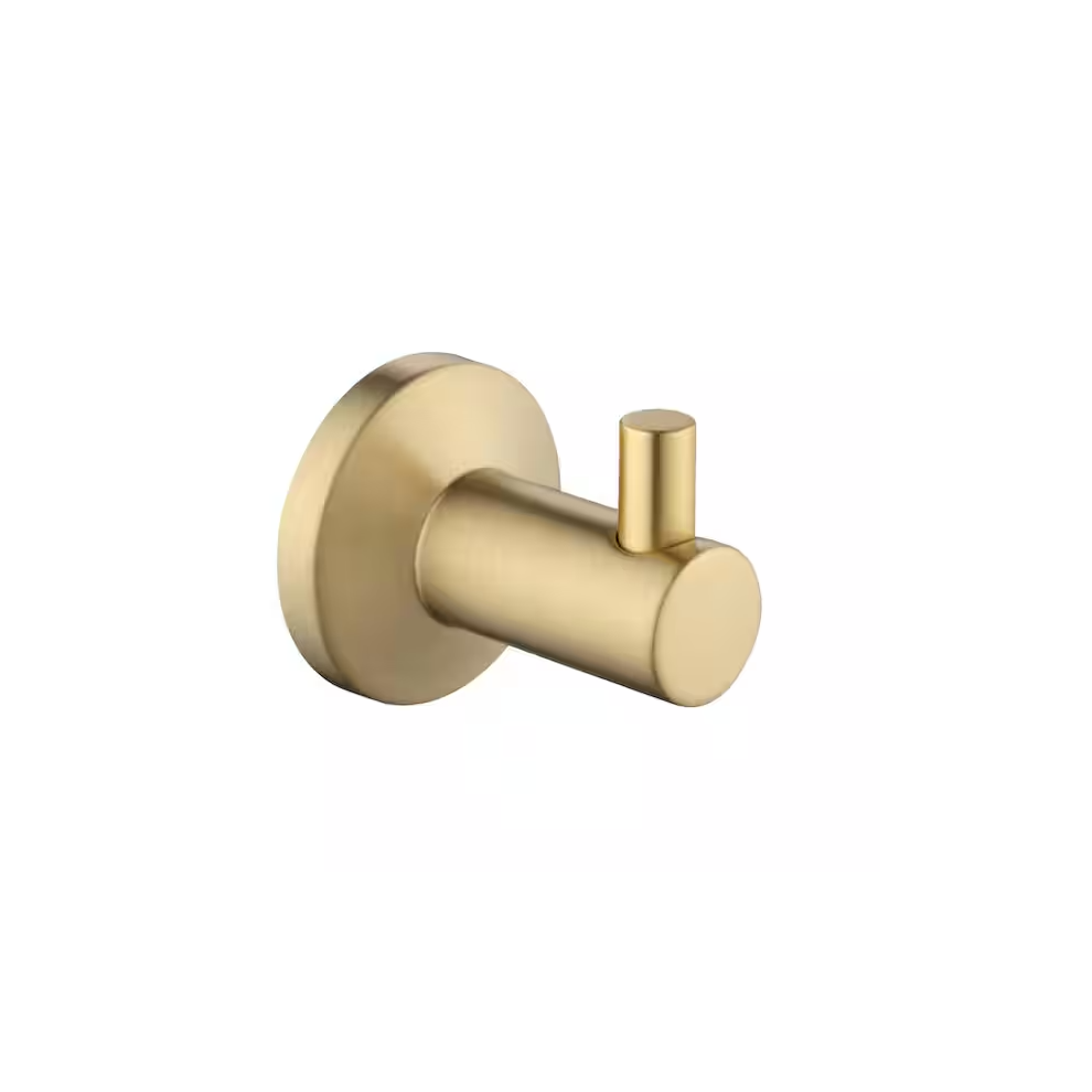 Glacier Bay Dorind Knob Robe/Towel Hook In Brushed Gold 6925699954837