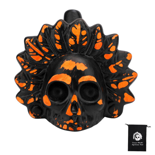 Aztec Death Whistle, Authentic Human Sound Screaming Aztec War Whistle