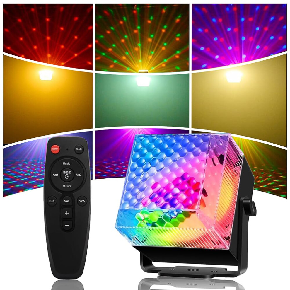 Kbibck Disco Lights, Sound Activated Party Lights With Remote Control,