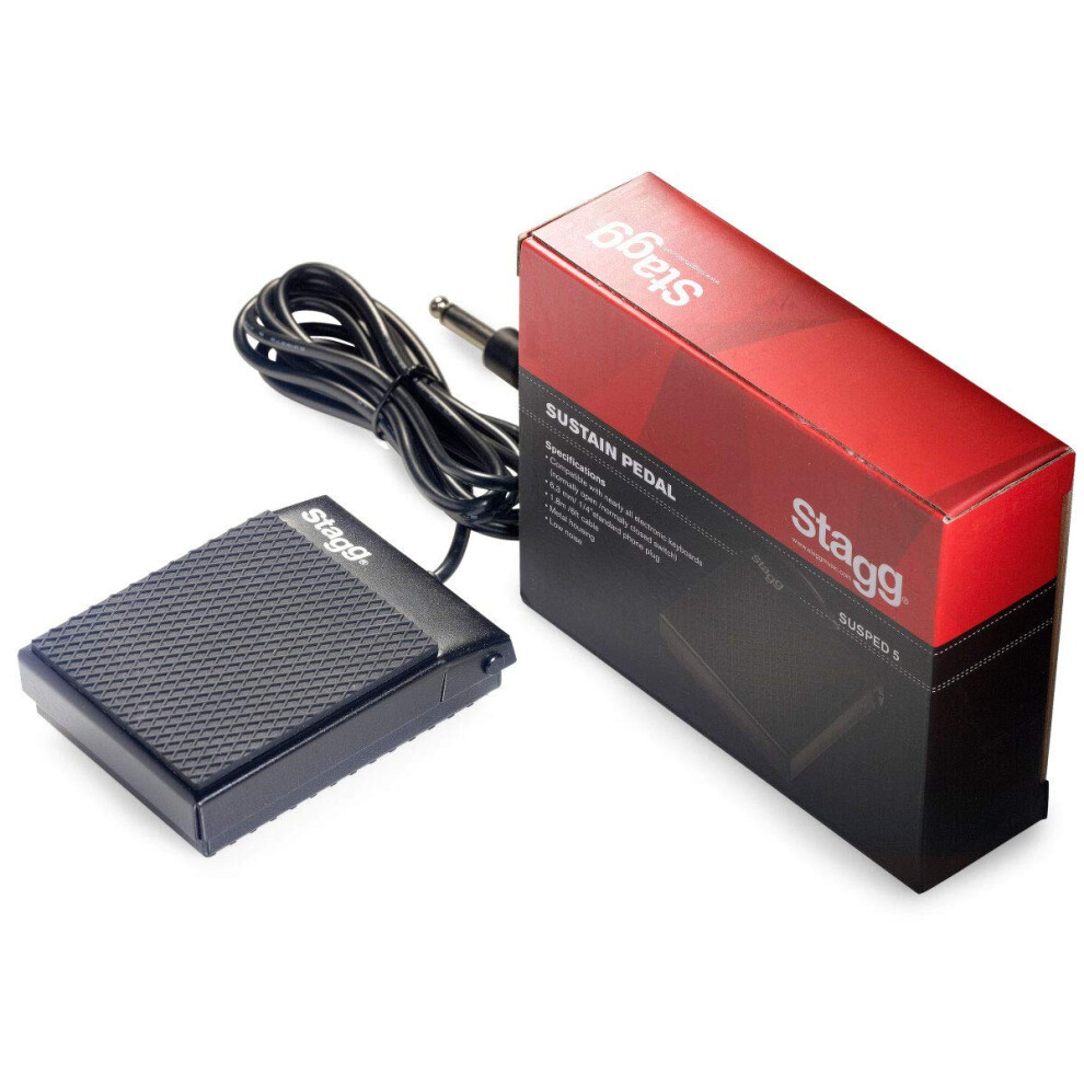 Stagg Susped 5 Keyboard Sustain Pedal With Polarity Switch