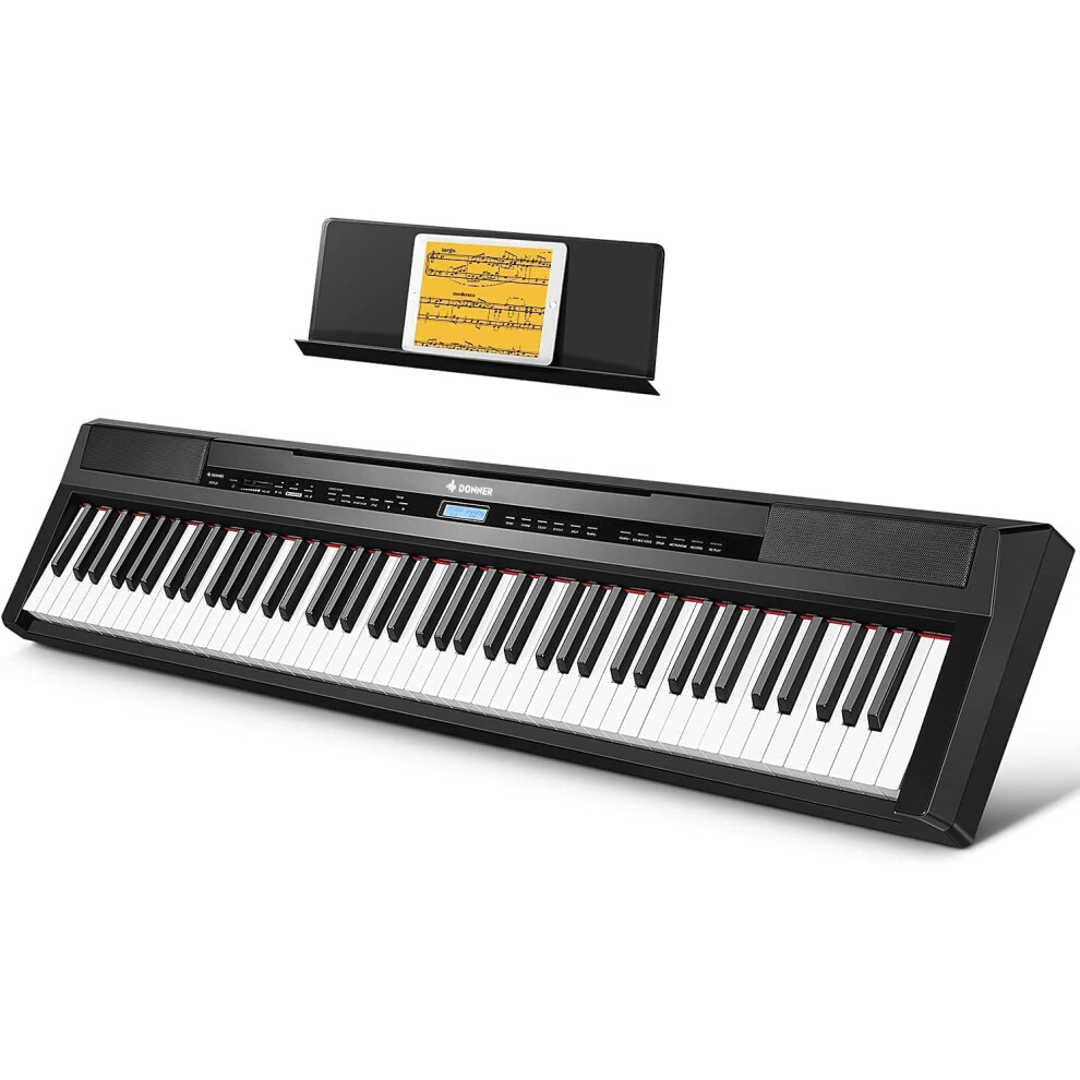 Donner Digital Piano 88 Weighted Keys, Hammer Action, Full Size Electr