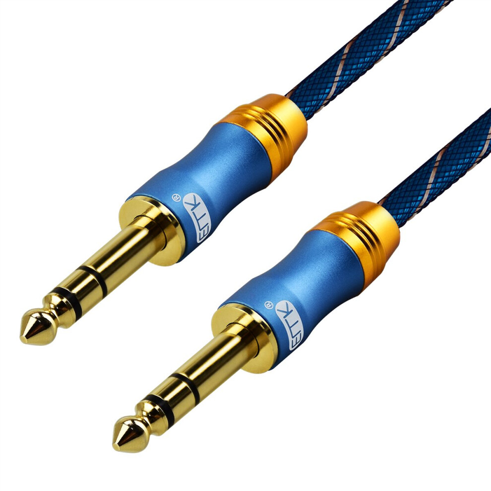 Emk Guitar Cable Trs 6.35Mm Jack Instrument Cables 6.35Mm 1/4 Inch Jac