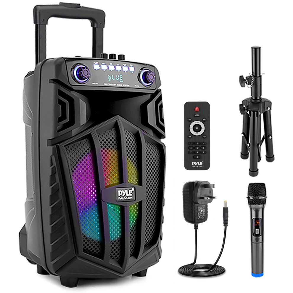 Pyle Pa System Party Speaker 12 Inch Bluetooth Speaker 880W With Wirel