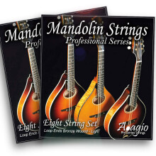 Mandolin Strings Loop End - 2x PACKS by Adagio Pro - Standard Light, .010