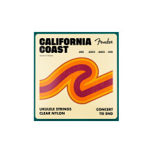 Fender California Coast Concert Ukulele String Set