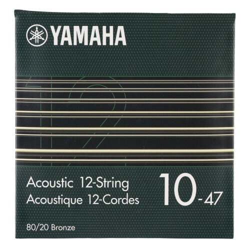 Yamaha YAMAHA SA10-12 Acoustic Guitar Strings – 12-String Light (010-047), 80