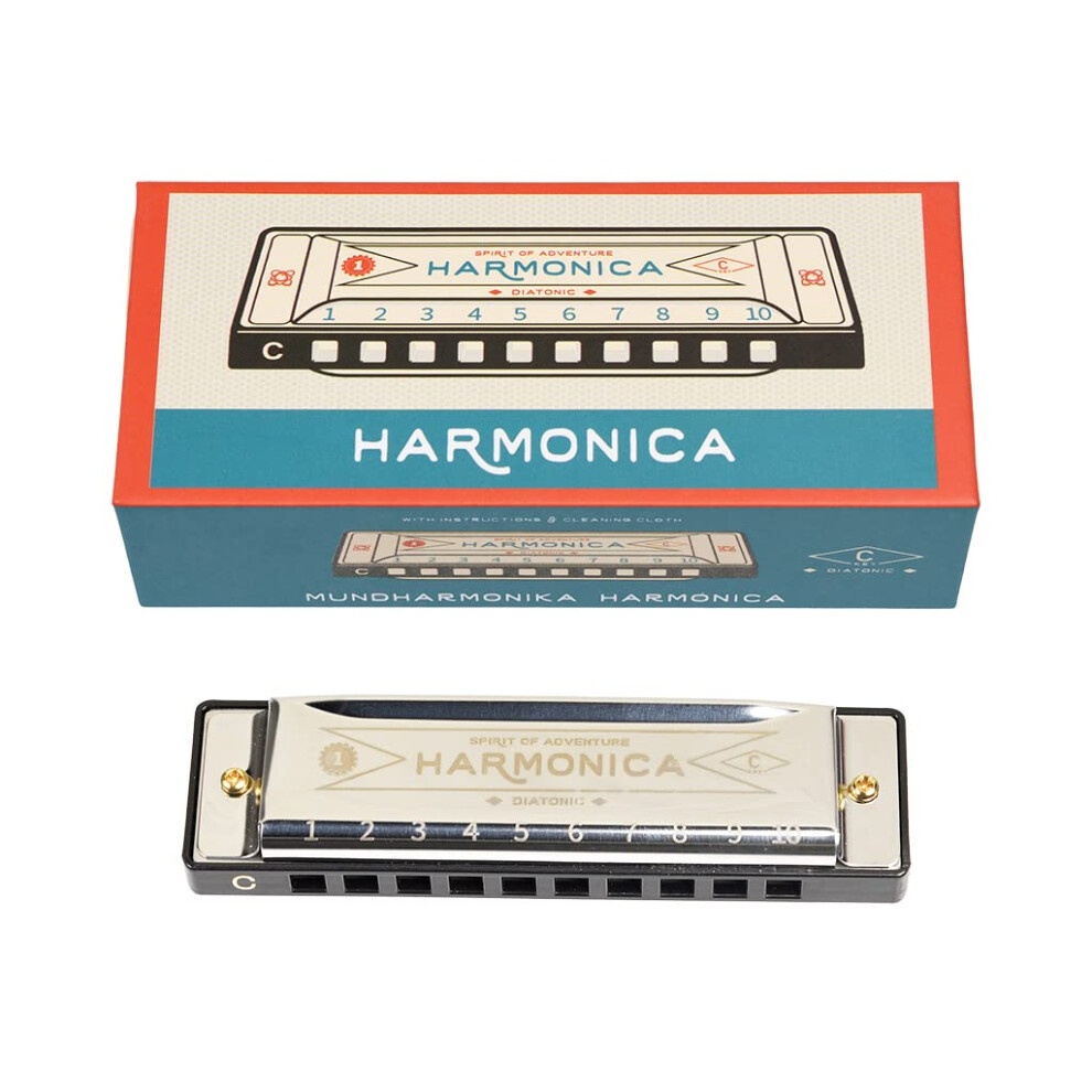 Rex London Key C Harmonica With Cleaning Cloth