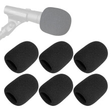 6 Pcs Microphone Cover Foam, Compatible with Shure SM58, Handheld Microphone Windscreen, Pop Shield, Accessories for Most Standard Handheld Microphon