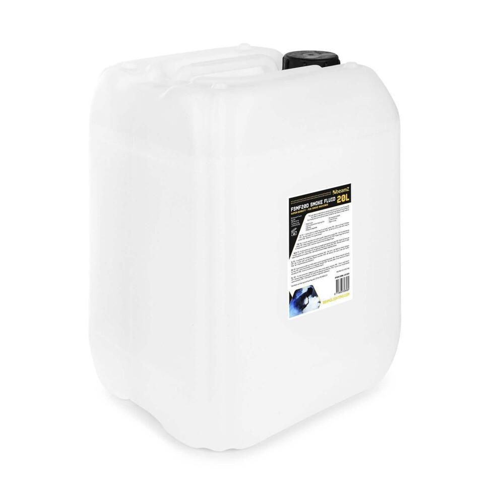 Beamz Fsmf20d High-Density Smoke Fluid, 20L - Long-Lasting Fog Effects
