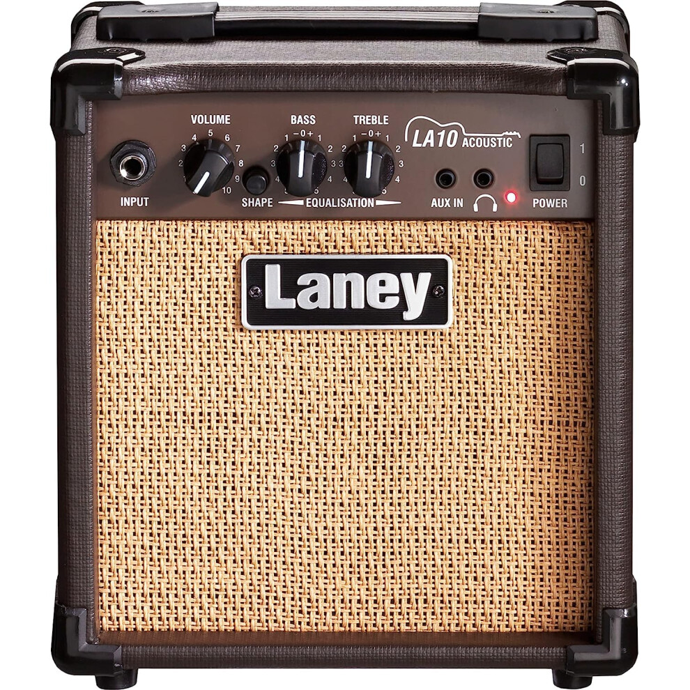 Laney La10 Acoustic Guitar Amp – 10W Compact Amplifier With Shape Swit