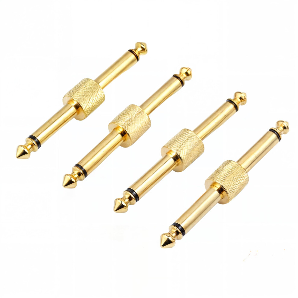 Rhinoro 6.35Mm 1/4'' Guitar Pedal Patch Connector Effect Pedal To Peda