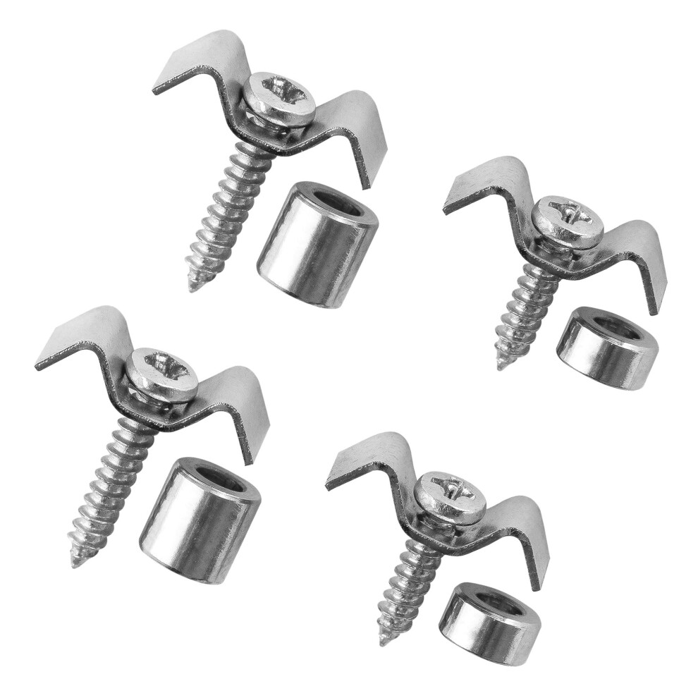 Musiclily Metal Vintage String Trees Flat Wavy String Guides Retainers