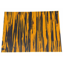 Dopro 25x20cm Tawny Stripe Acoustic Guitar Self Adhesive Scratch Plate Sheet Pickguard Material Sheet