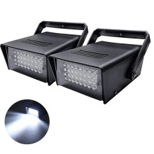 Strobe Lights for Parties, 32 Stage White Strobe Light Party Super Bright Speed Control Flashing, Battery Strobe Light for Disco, Wedding, Christmas.
